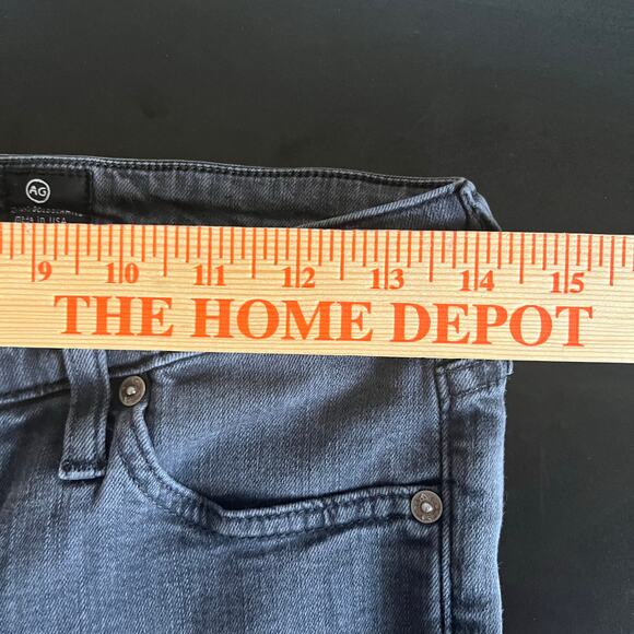 Adriano Goldschmied Stevie Ankle Jeans 27R Black Slim Straight Casual Streetwear - Picture 5 of 10